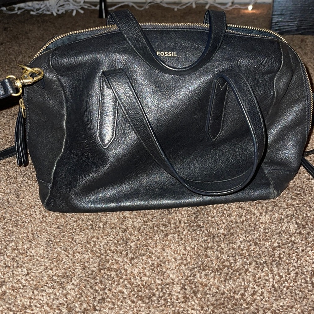 Black fossil bag